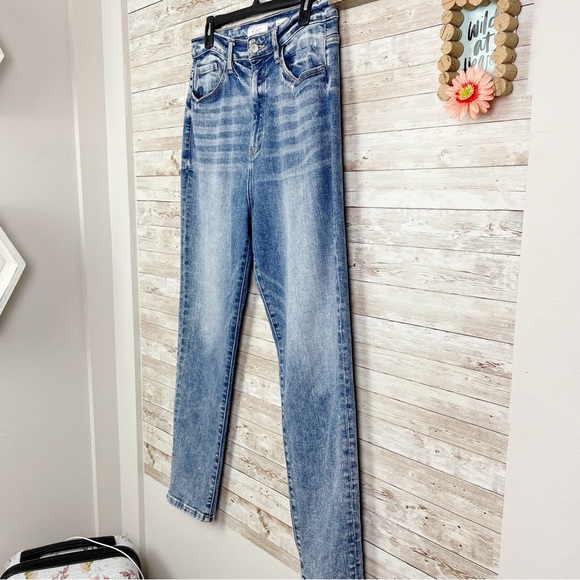 KanCan Signature Baggy Fit Stretch Denim Jeans Ultra High Rise in Juniper 29 - Picture 7 of 15